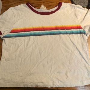 Multicolored crop top